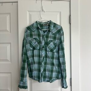 Salt Valley Western Flannel Button Down